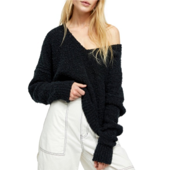 Free People Sweaters - FREE PEOPLE Finders Keepers Sweater NWT Small Blk